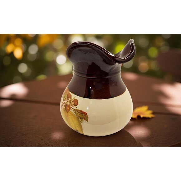 vintage collectible 1960s mccoy "fruit festival" glazed art pottery stoneware pi - Picture 6 of 13